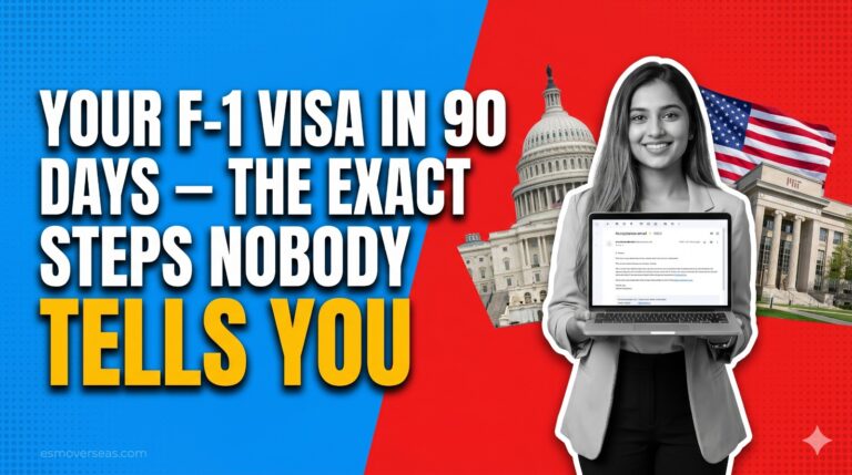 Your F-1 Visa in 90 Days — The Exact Steps Nobody Tells You