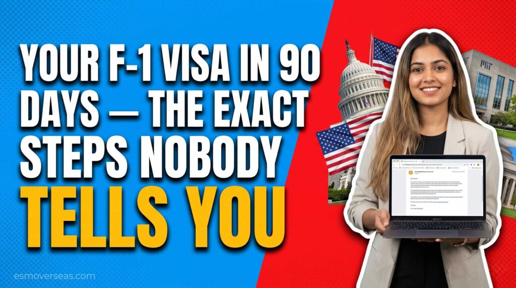 Your F-1 Visa in 90 Days — The Exact Steps Nobody Tells You