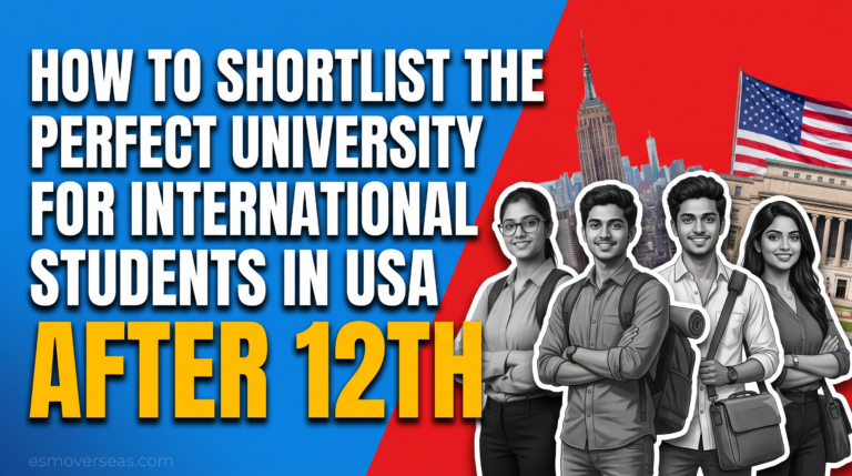How to Shortlist the Perfect University for International Students in USA After 12th