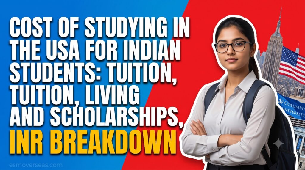 Cost of Studying in the USA for Indian Students: Tuition, Living and Scholarships, INR Breakdown