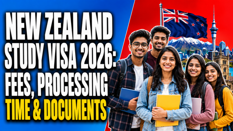 New Zealand Study Visa 2026: Fees, Processing Time & Documents