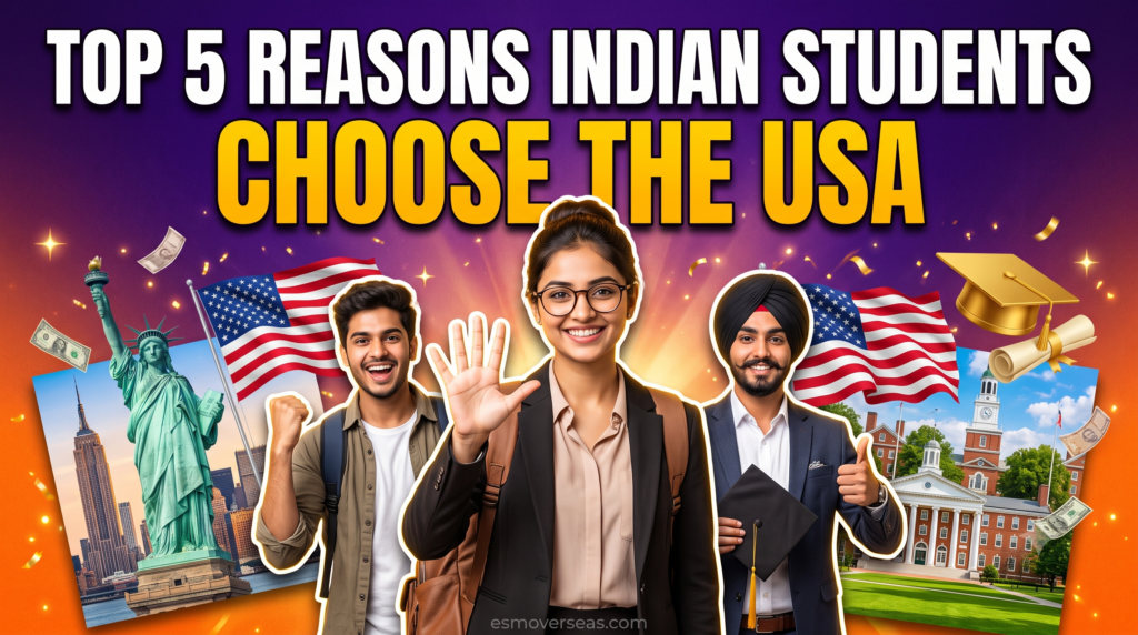 Top 5 Reasons Why Indian Students Choose the USA for Higher Studies