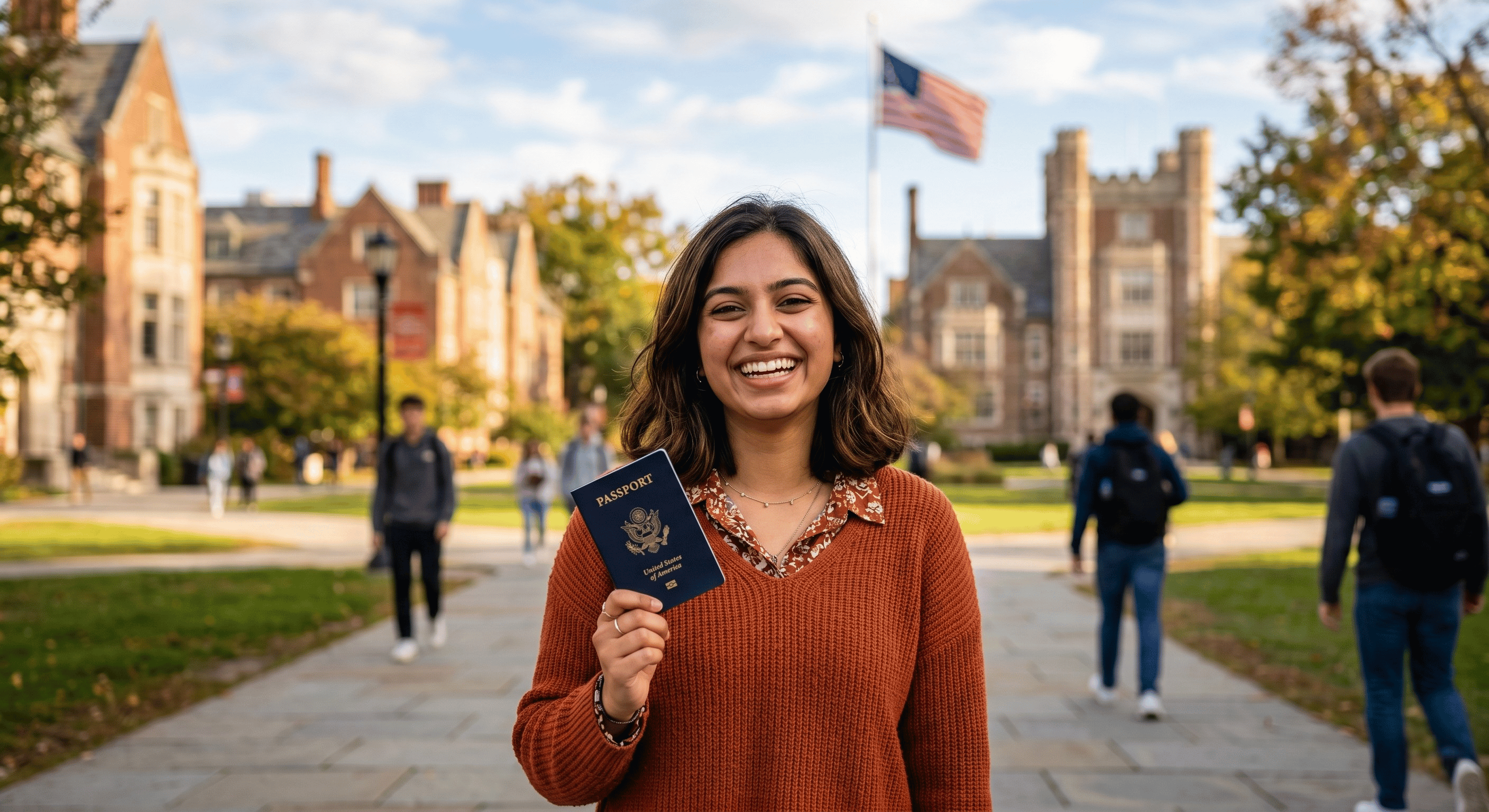 Indian student approved for USA F-1 study visa